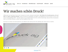 Tablet Screenshot of gndruck.ch